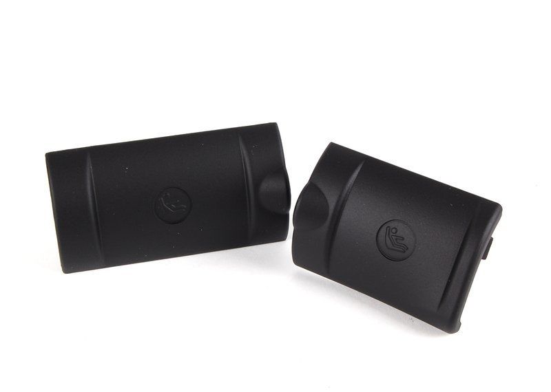 BMW NEW GENUINE 5 E60 SALOON 03-10 REAR SEAT BLACK ISOFIX COVER SET 52207135818 - Image 4