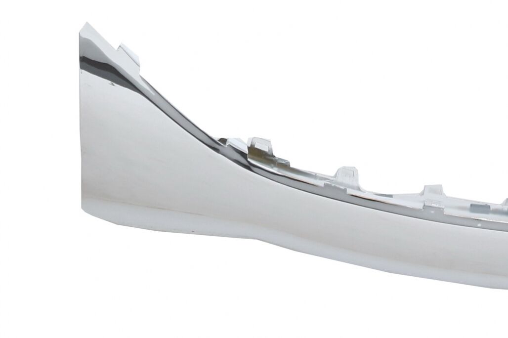 Front Bumper Spoiler Lip Upper Plate Chrome suitable for MERCEDES Benz S-Class W222 (2013-up) S65 Design - Image 3