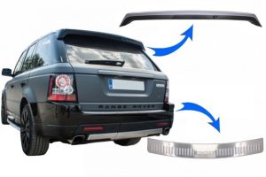 Roof Spoiler with Bumper Foot Plate suitable for Range Rover Sport L320 (2010-2013) Aubiography Design
