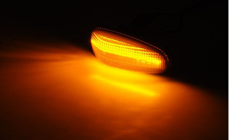 SIDE TURN MARKERS SMOKE LED fits MERCEDES SLK R170 1996-2004 - Image 2