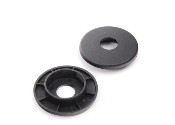 NEW GENUINE VOLKSWAGEN FLOOR MATS BRACKET BLACK COVER CAPS SET 3D0898501BB41 - Image 4