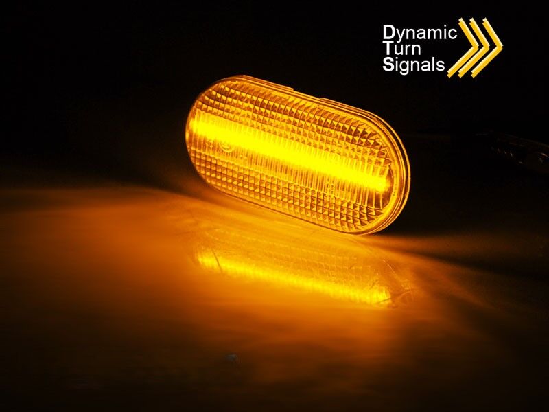 SIDE TURN MARKERS WHITE LED SEQ fits Dacia Logan 07.2004-01.2013 - Image 2