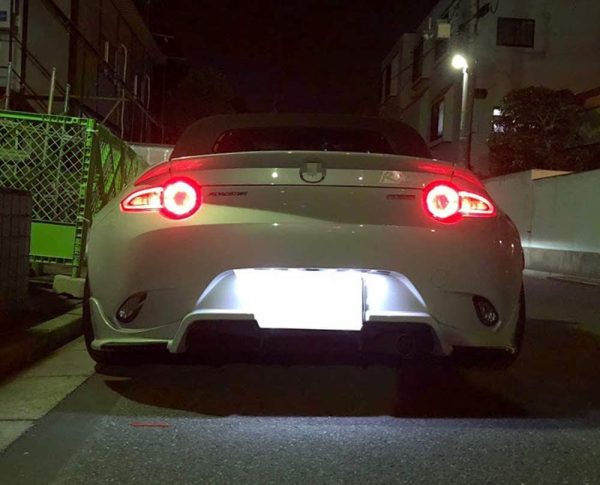 LED LICENCE PLATE LIGHTS SMOKED FOR MAZDA MX-5 ND 15- / MAZDA 2 15- - Image 2