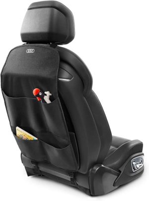 Genuine Audi Seat Backrest Rear Protector with Storage Compartments/ Cargo Organizer