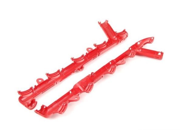 NEW GENUINE AUDI A8 COIL PACK WIRING HARNESS CONDUIT RED LEFT 07L971821 - Image 2