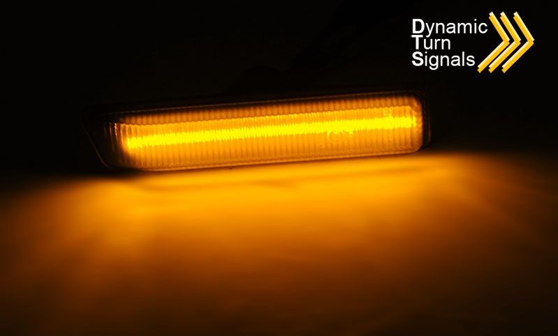 SIDE TURN MARKERS WHITE LED SEQ fits BMW E36 1996-1999 Facelift - Image 2