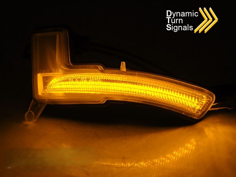 SIDE TURN MARKERS IN THE MIRROR WHITE LED SEQ fits RENAULT CLIO IV 16-19 - Image 2