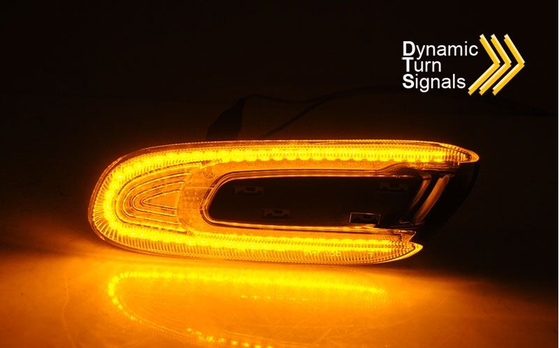 SIDE TURN MARKERS WHITE LED SEQ fits MINI COOPER F55 F56 F57 14- - Image 2