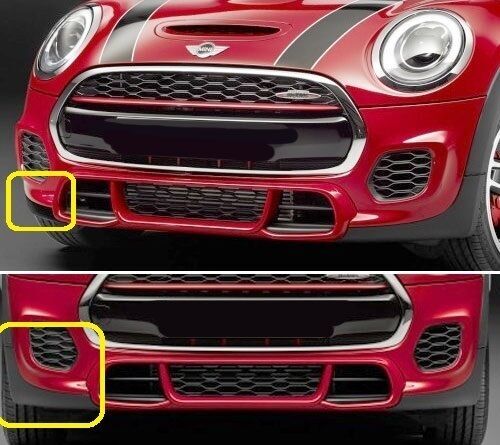 MINI NEW GENUINE F55 F56 F57 COOPER S FRONT LOWER SPOILER RIGHT O/S 51117337814 - Image 2