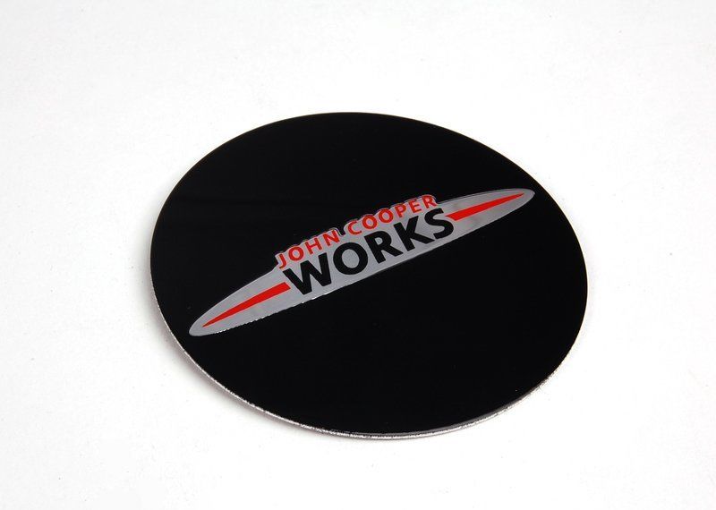 MINI NEW OEM R52 R53 R54 R55 R56 R57 R58 R59 JCW LOGO CENTER CAP STICKER 1 PCS 36136786764 - Image 3
