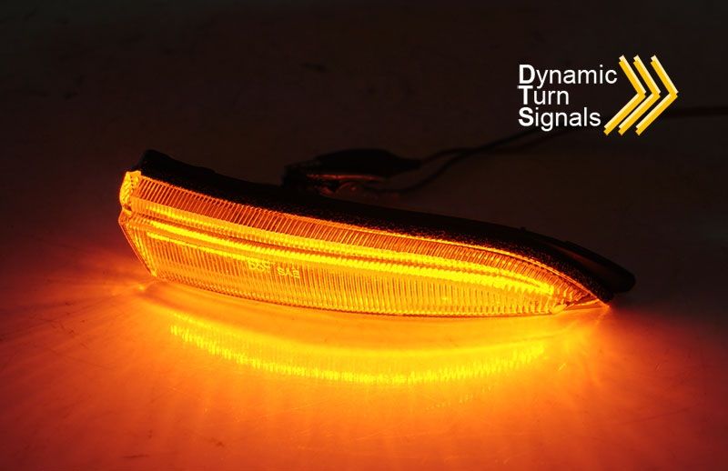 SIDE TURN MARKERS SEQ LED WHITE Fits FORD FIESTA MK7 13-16 - Image 2