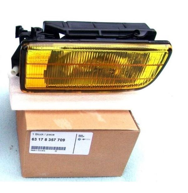 Genuine ZKW Yellow fog light with Supporting frame for BMW E36 91-98 All Models LEFT side - Image 2
