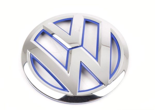 NEW GENUINE VW GOLF VII E-GOLF GRONT CENTER GRILL EMBLEM NAVY BLUE 5GE853600AFL