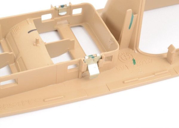 BMW NEW GENUINE E70 E71 E72 FRONT DOOR RECESS GRAB HANDLE TRIM BEIGE LEFT LHD 51416975779 - Image 4