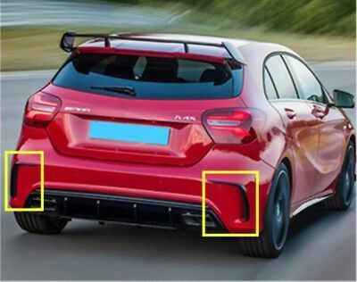 NEW GENUINE MERCEDES BENZ A CLASS W176 A45 AMG REAR BUMPER SIDE FLICK SET L+R - Image 3