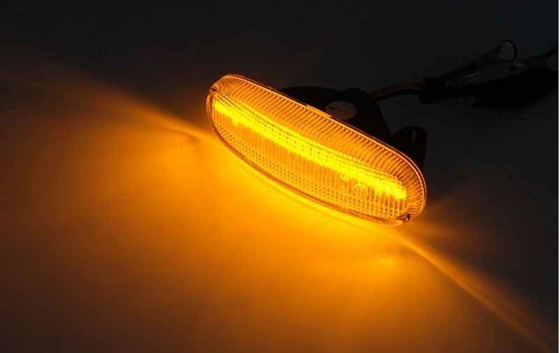 SIDE TURN MARKERS WHITE LED SEQ Fits FIAT Panda II 2003-2012 - Image 2