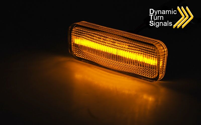 SIDE TURN MARKERS WHITE LED SEQ fits OPEL OMEGA B 94-03 - Image 2