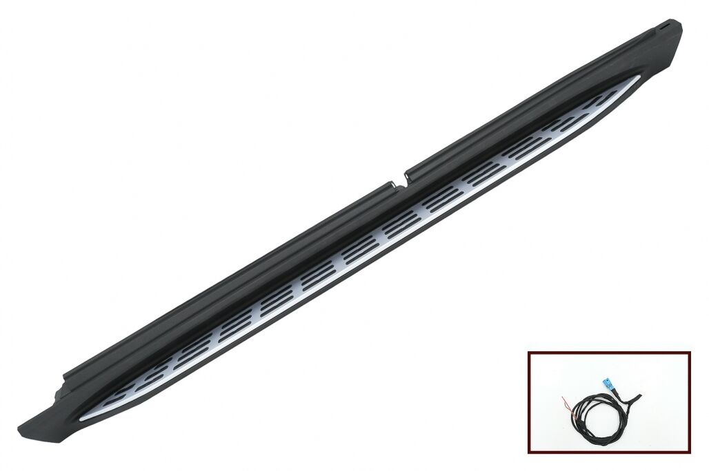 Running Boards Side Steps suitable for Mercedes GLS SUV X167 (2020-up) with LED Courtesy Light - Image 4