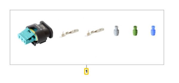 NEW GENUINE BMW MINI CONNECTOR REPAIR KIT FOR SOCKET HOUSING 3 PIN 61132359997 - Image 2