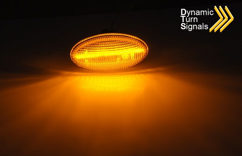 SIDE TURN MARKERS DARK SMOKED LED SEQ fits PEUGEOT 107 Hatchback 2005 - 2014 - Image 2