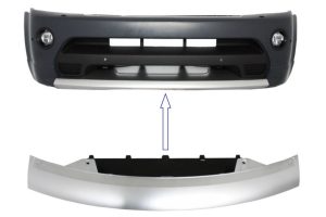 Front Bumper Spoiler Lip suitable for Land Rover Range Rover Sport (2005-2013) L320 Autobiography Design