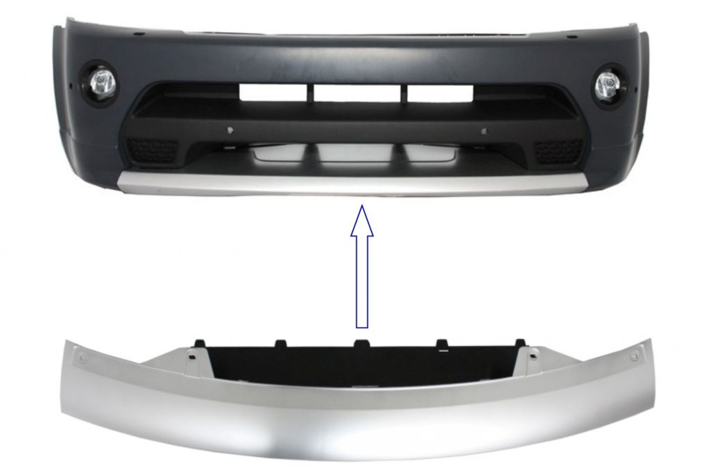 Front Bumper Spoiler Lip suitable for Land Rover Range Rover Sport (2005-2013) L320 Autobiography Design