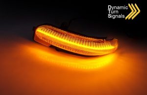 SIDE TURN MARKERS IN THE MIRROR SMOKED LED SEQ fits MERCEDES W203 T203 CL203 00-07