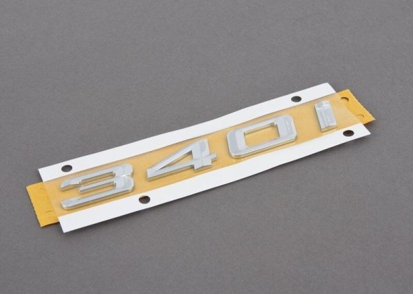 BMW NEW GENUINE 3 SERIES F30 12-17 EMBLEM BADGE LABEL STICKER 340i 51147423788 - Image 2