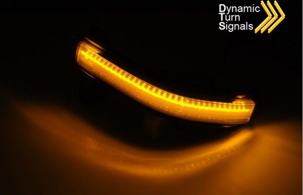 White LED SEQ mirror side markers repeaters For MAN TGE MK1 2017+ - Image 2