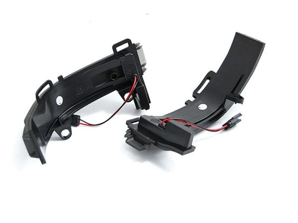 Black Smoked LED SEQ mirror side markers repeaters For VW Crafter MK2 17+ - Image 3