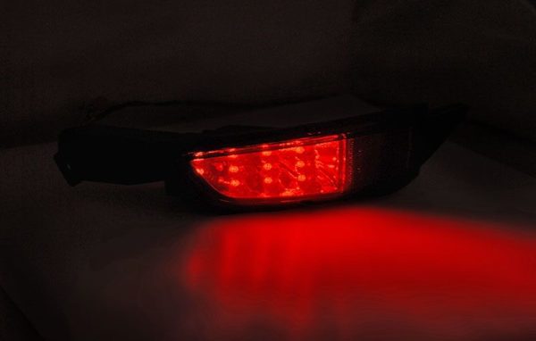 REAR FOG LIGHTS LED RED SMOKE FOR FORD FIESTA MK7 08-16 - Image 2