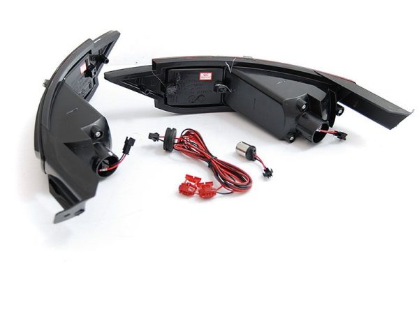 REAR FOG LIGHTS LED RED SMOKE FOR FORD FIESTA MK7 08-16 - Image 3