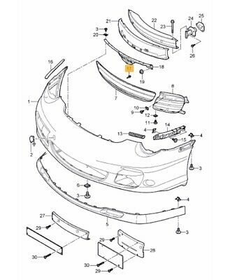 NEW GENUINE PORSCHE 986 996 997 CAYENNE 958 OUTSIDE AIR TEMPERATURE SENSOR 95850553500 - Image 2