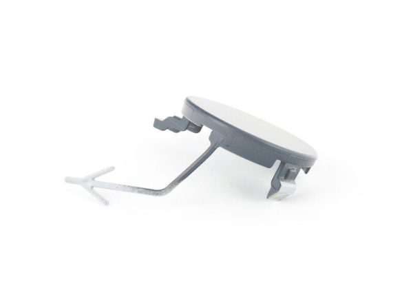 NEW GENUINE PORSCHE PANAMERA 14-16 FRONT BUMPER TOW HOOK EYE COVER CAP PRIMED 97050570301G2X - Image 3