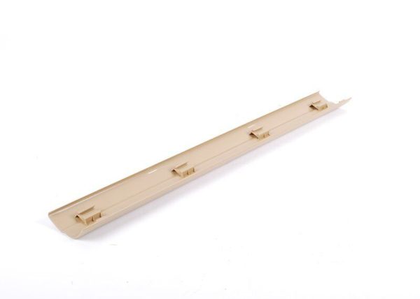 BMW NEW GENUINE 5 E60 E61 FRONT INTERIOR BEIGE DOOR ENTRY SILL STRIP 51477069515 - Image 3