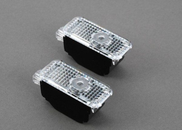 NEW GENUINE AUDI A4 A6 A7 TT Q3 Q7 DOOR ENTRY LED PUDDLE LIGHTS S-LINE RED LOGO 4G0052133J