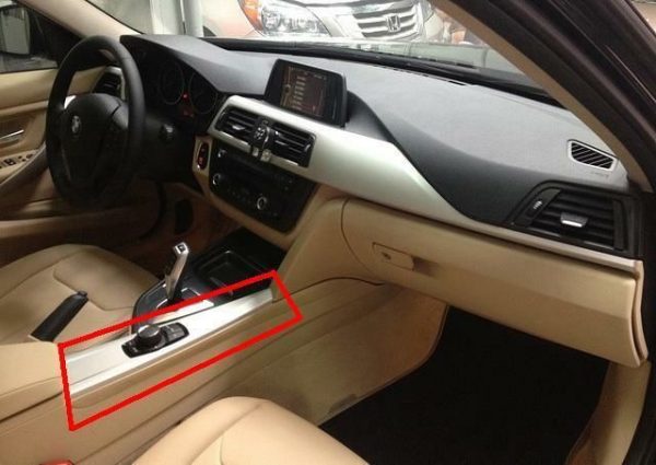 BMW NEW GENUINE 3 4 F30 F31 F32 F34 CENTER SATIN-SILBER CONSOLE TRIM PANEL LHD 51169218919 - Image 2
