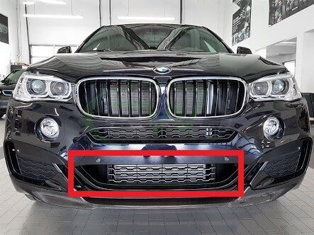 BMW NEW GENUINE X6 SERIES F16 M SPORT FRONT CENTER LOWER OPEN GRILLE 51118056521 - Image 2