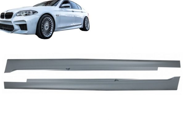 Side Skirts suitable for BMW 5 Series F10 F11 Sedan Touring (2011-2017) M5 M-Technik Design - Image 14