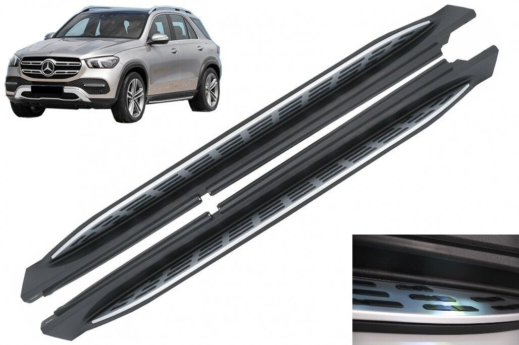 Running Boards Side Steps suitable for Mercedes GLE W167 (2019-up) with LED Courtesy Light - Image 18