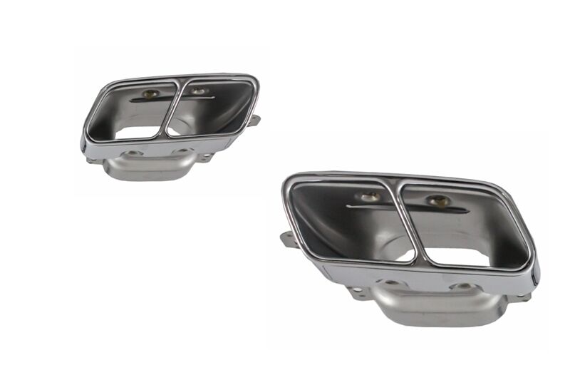 Air Diffuser with Exhaust Tips Spoiler and Stickers for MERCEDES A-Class W176 (2012-2018) Sport Pack - Image 7