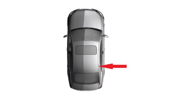 NEW GENUINE MERCEDES MB X204 GLK ROOF COVER STRIP REAR RIGHT A2046903882 - Image 2