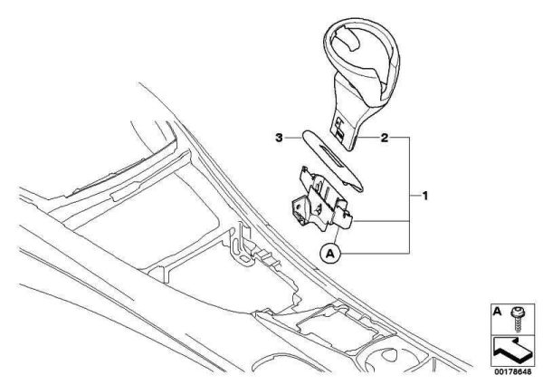 BMW NEW GENUINE 1 E82 E87 E81 E88 FRONT CENTER CONSOLE CAN HOLDER LHD 51169122655 - Image 3