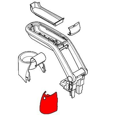 NEW OEM MINI R55 R56 R57 R58 R59 CENTER CONSOLE ARMREST COVER LEFT N/S 51169185111 - Image 2