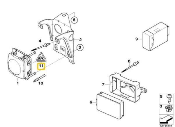 NEW GENUINE BMW MINI G12 E60 F01 UNIVERSAL SOCKET HOUSING UNCODED 8PIN  61138364624 - Image 2
