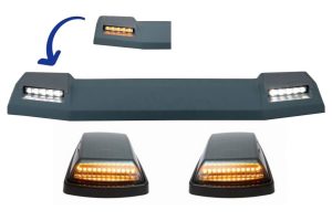 Front Roof Spoiler With Turning Lights Sequential Dynamic suitable for Mercedes G-Class W463 (1989-2017) 6X6 LED Flowing