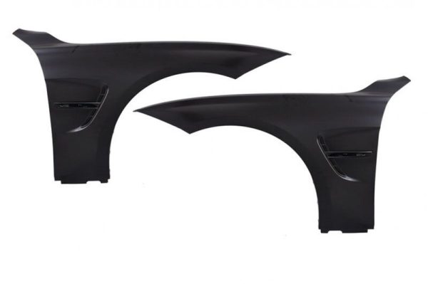 Hood Bonnet with Front Fenders Black suitable for BMW 3 Series F30 F31 (2011-2019) M3 GTS Look - Image 9
