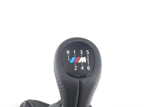 BMW NEW GENUINE E90 E91 E93 M GEAR SHIFT KNOB GAITER LEATHER BLACK 6 SPEED LHD 25118037308 - Image 4