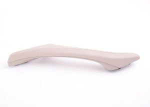 BMW NEW F10 F11 DOOR PULL HANDLE PASSENGER SIDE RIGHT LHD DAKOTA OYSTER WHITE 51417225858