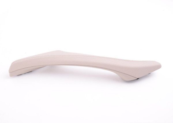 BMW NEW F10 F11 DOOR PULL HANDLE PASSENGER SIDE RIGHT LHD DAKOTA OYSTER WHITE 51417225858